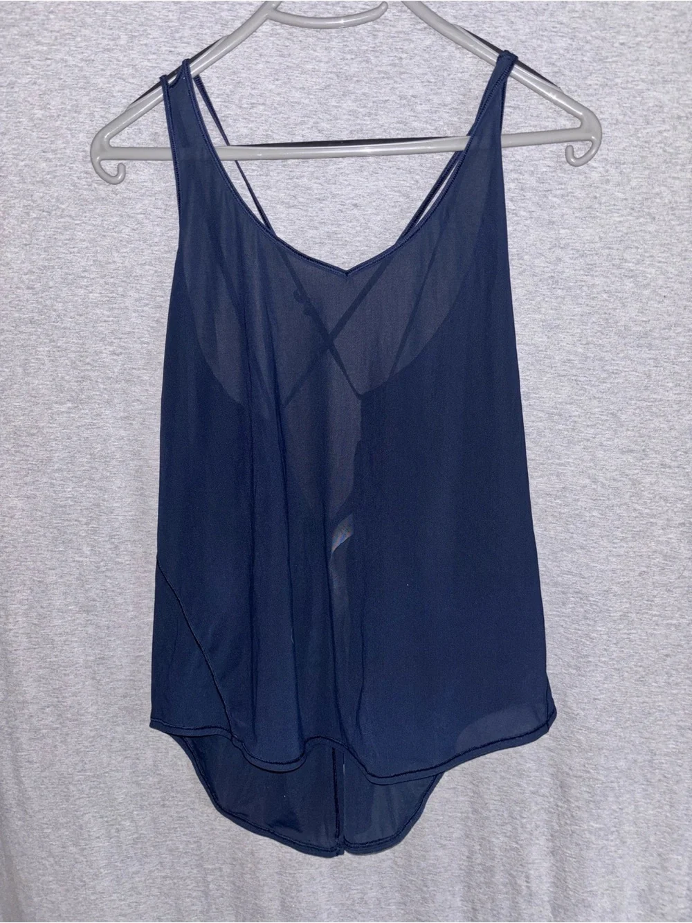 lululemon athletica Navy Sheer Cami